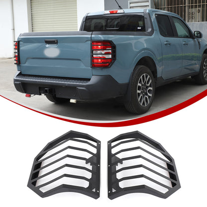 Mesh Carbon Steel Black Taillight Protection Cover Trim For Ford Maverick 2022+ 2