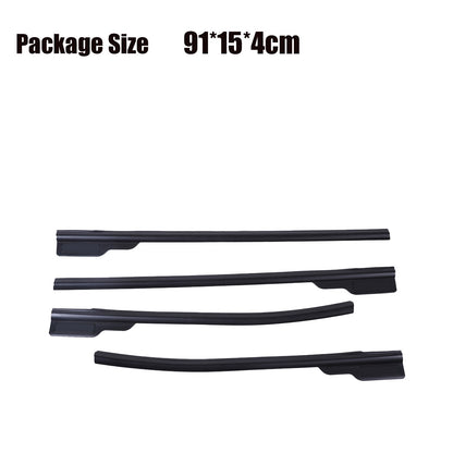 Black Car Window Bottom Strip Cover Trim For Ford Ranger 2015-2021 3