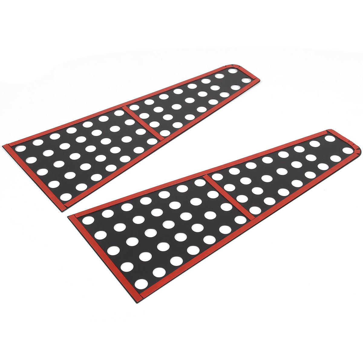 C-pillar Triangular Window Plate Trim For Toyota Land Cruiser Prado 10-23 US 16