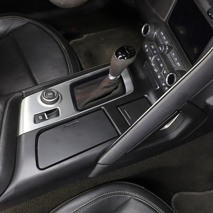 Matte Blalck Interior Gear Shift Panel Cover For Corvette C7 2014-2019 US 6