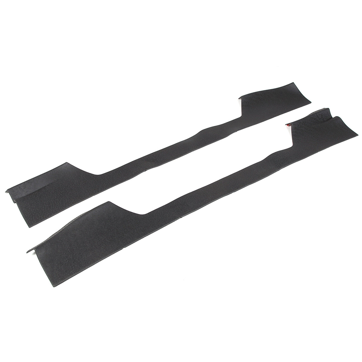 Black TPE Exterior Car Entry Guards Door Sill Cover Trim For Corvette C8 2020-26 9