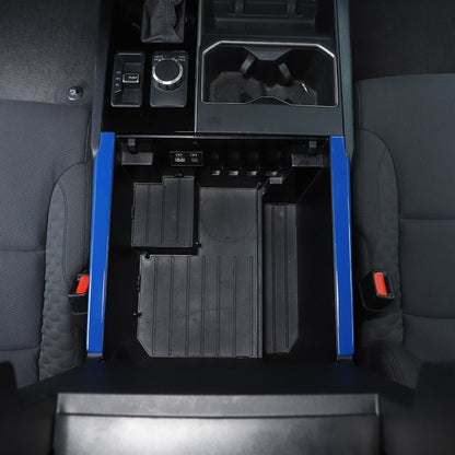 ABS Blue Car Center Panel Trim Interior Accessories For Toyota Tundra 2022-2026 - Variants 11-14 22
