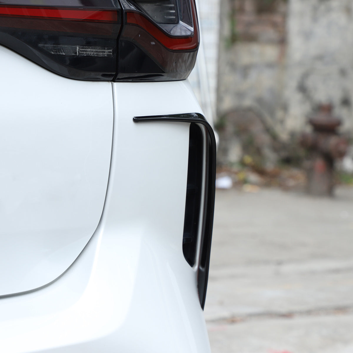 Glossy Black Front & Rear Bumper Trim Set For BMW X3 X4 G01 G02 M Sport 2022+ 3