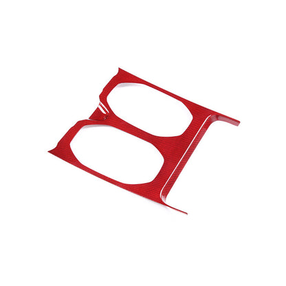 Red Carbon Central Gear Shift Cup Holder Panel Trim For Lamborghini URUS 18-23 7