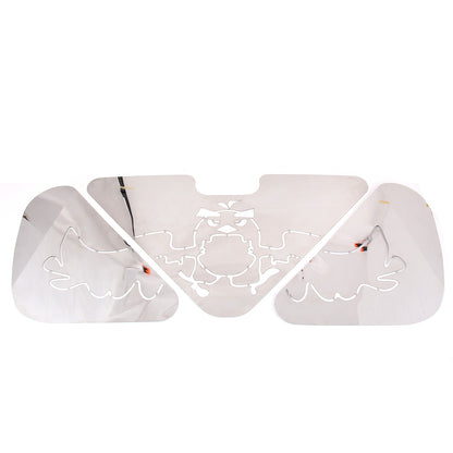Angry Bird Steel Trunk Tailgate Lid Trim Panel Cover For Corvette C6 2005-2013 12