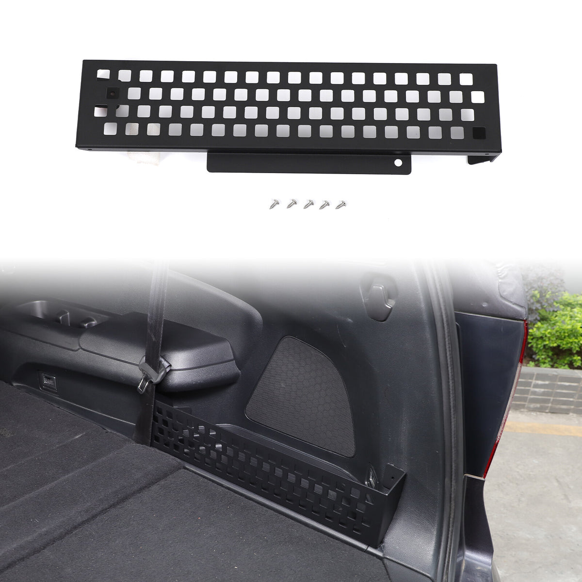 Right Trunk Side Storage Baffle Box Tray Molle Panel For Honda Pilot 2016-2022 11