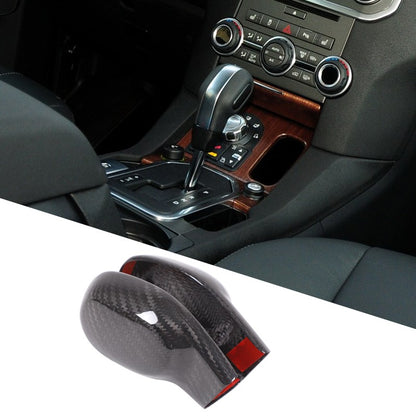 Real Carbon Fiber Gear Shift Knob Trim Cover For LR Discovery 3 4 L319 2004-2012 18
