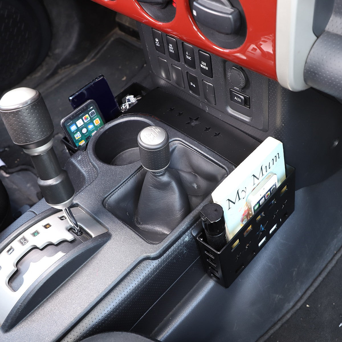Rear Window Molle Panel Gear Side Storage Basket Set For Toyota FJ Cruiser 07-21 23