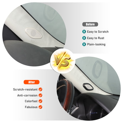 ABS Carbon Fiber Interior Decor Trim Cover For Cadillac Escalade 2007-14 33