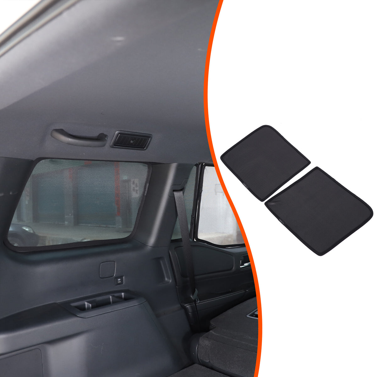 Window Screen Sun Shade Mesh Cover Windshield For Toyota Land Cruiser LC250 24+ 20