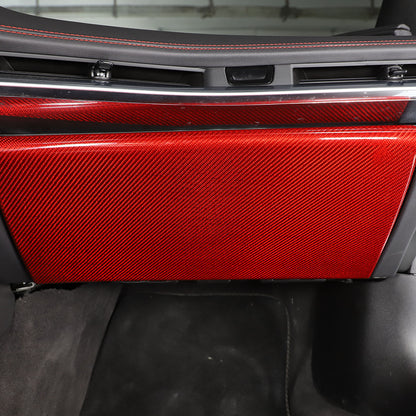 Red Real Carbon Fiber Full Interior Set Decor Trim Kit for Corvette C8 20-25 - Styles 46-50 44