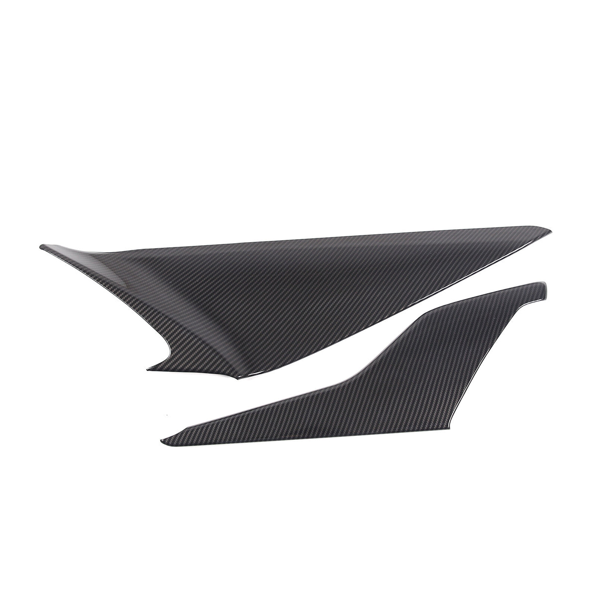 Carbon fiber ABS Console Gear Shift Side Trim Cover For Corvette C8 2020-2025 11