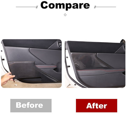 2PCS Real Carbon Fiber Inner Door Panel Cover Trim For Subaru BRZ 2022+ US 6
