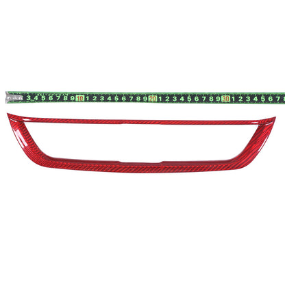 Red Real Carbon Fiber Center Air Vent Trim For Alfa Romeo Giulia 952 2017-2020 7