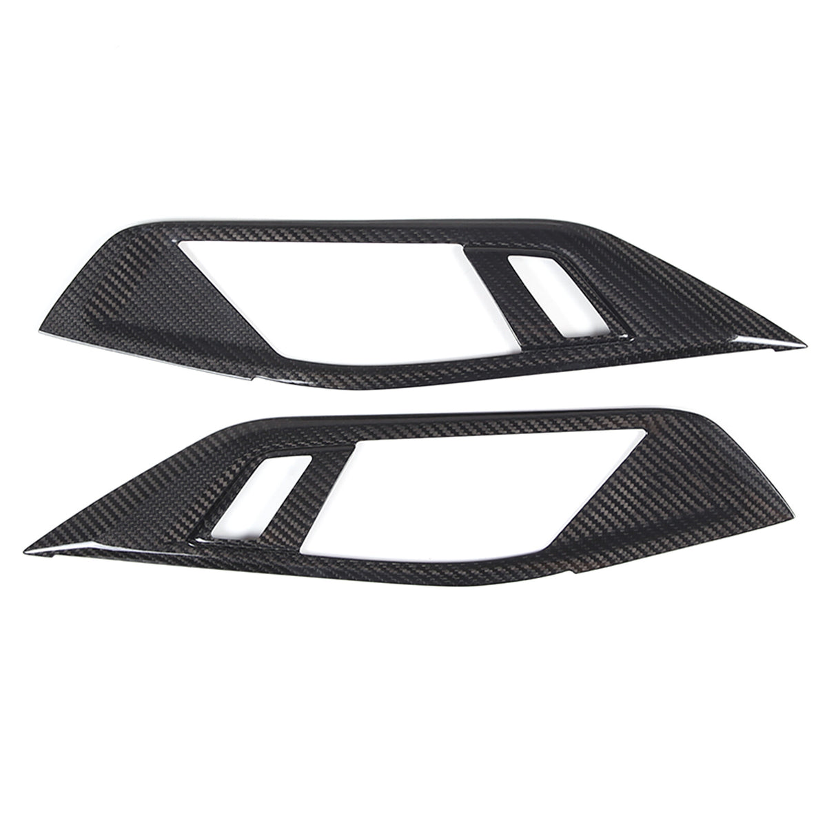 Real Carbon Fiber Inner Door Handle Frame Cover Trim For BMW 4 430i M 2022+ 6