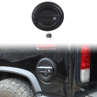 Locking Fuel Door Black Gas Tank Cap Cover Lock Key For Hummer H2 2003-2009 13