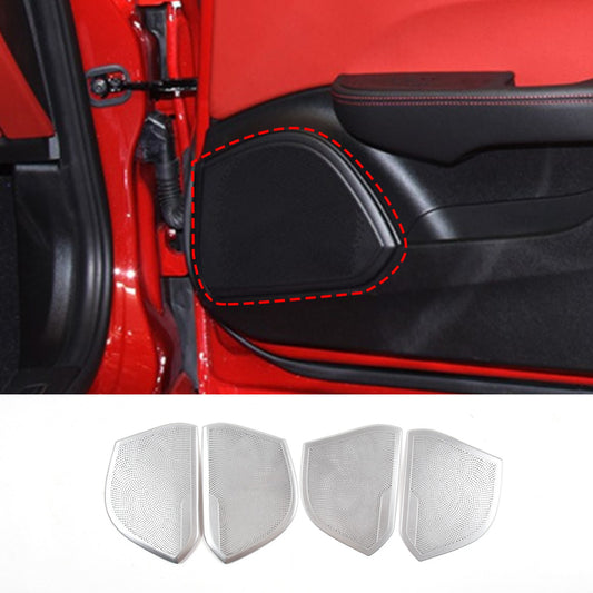 Stainless Steel Door Speaker Grill Trim For Alfa Romeo Giulia 952 2017-2020 1