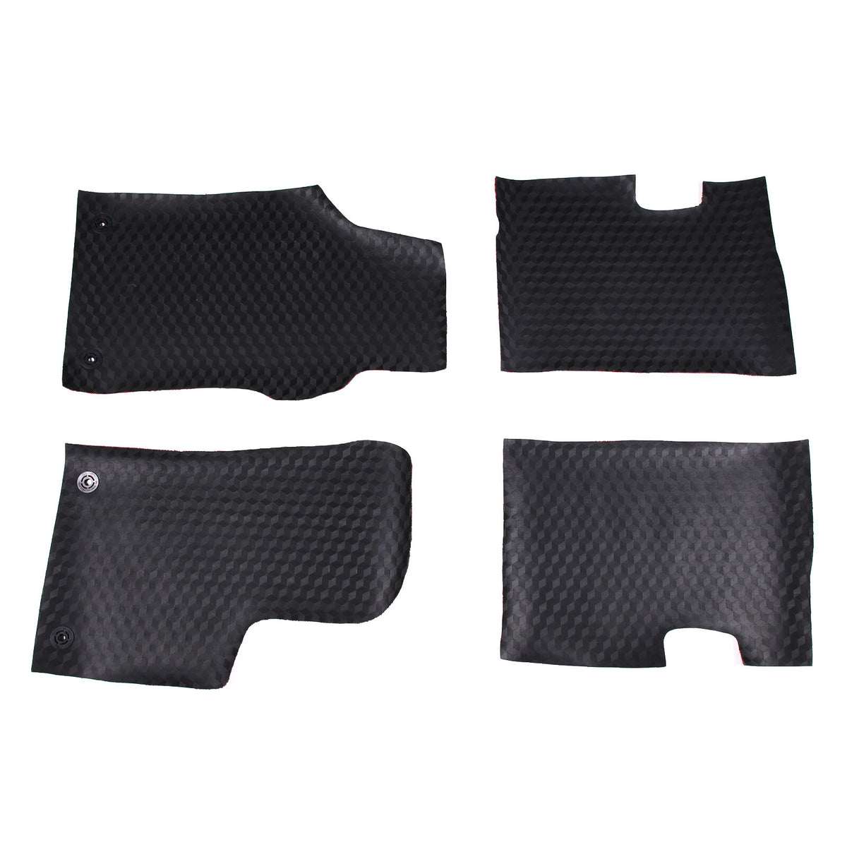 2PCS/Set Car Floor Mats Cargo Carpets Foot Pads For Fiat 500 2016-2021 18