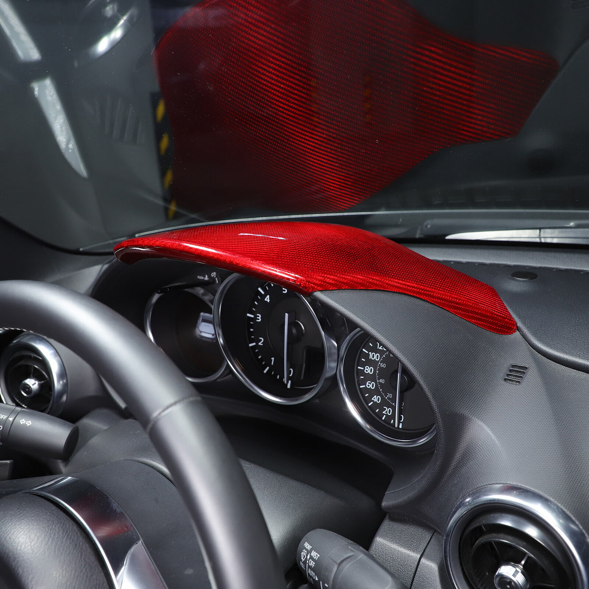 Red Real Carbon Fiber Interior Full Interior Trim For Mazda MX-5 Miata 2016-2026 - Variants 1-5 51