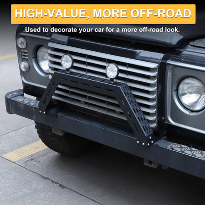 Black Bull Nudge Bar Bumper Guard A Bar For Land Rover Defender L316 2004-19 3