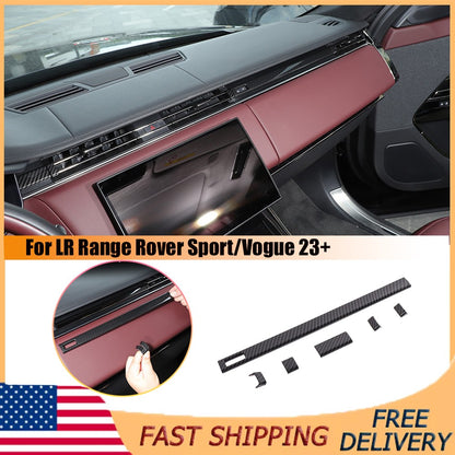 Carbon Fiber Dashboard Air Vent Side Trim For LR Range Rover Sport/Vogue 23+ US 1