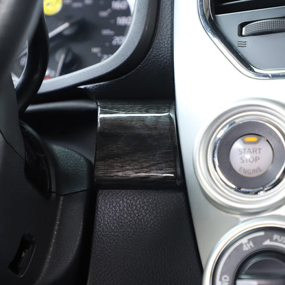 Black Wood Grain ABS Glove Box Upper Trim For Nissan Titan 2016-2023 US 16