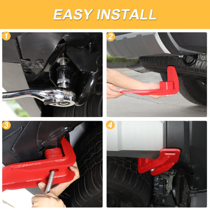 Red Rear Bumper Right Side Tow Hook For Toyota Land Cruiser Prado LC250 2024+ 7