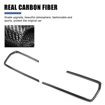 Real Dry Carbon Fiber Rear Tailpipe Trim Ring Cover For Corvette C8 2020+ 6