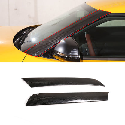 Car Exterior A-Pillar Trim Door Cover Window Post for Toyota Supra A8 2019-24 2