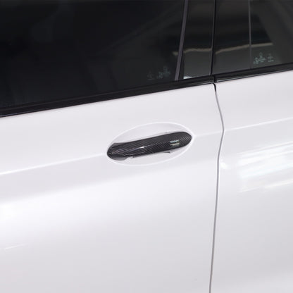 Real Carbon Fiber Exterior Outer Door Handle Cover Trim For BMW X3 G01 2018-2023 14