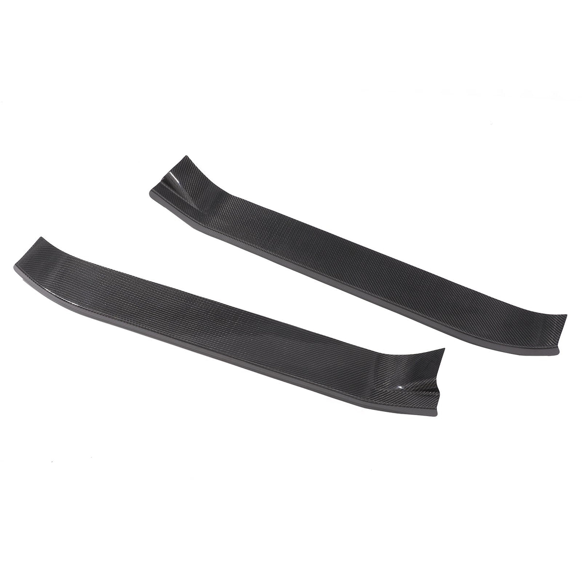 Real Carbon Fiber Full Wrapped Exterior Door Sill Plate Trim For Corvette C8 US 18