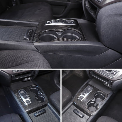 Real Carbon Fiber Center Gear Cup Trim For Honda Pilot/Ridgeline/Passport 16-22 5