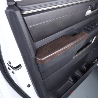 Oak Grain Door Elbow Armrest Trim Cover For Toyota Tundra Sequoia 2022-24 US 16