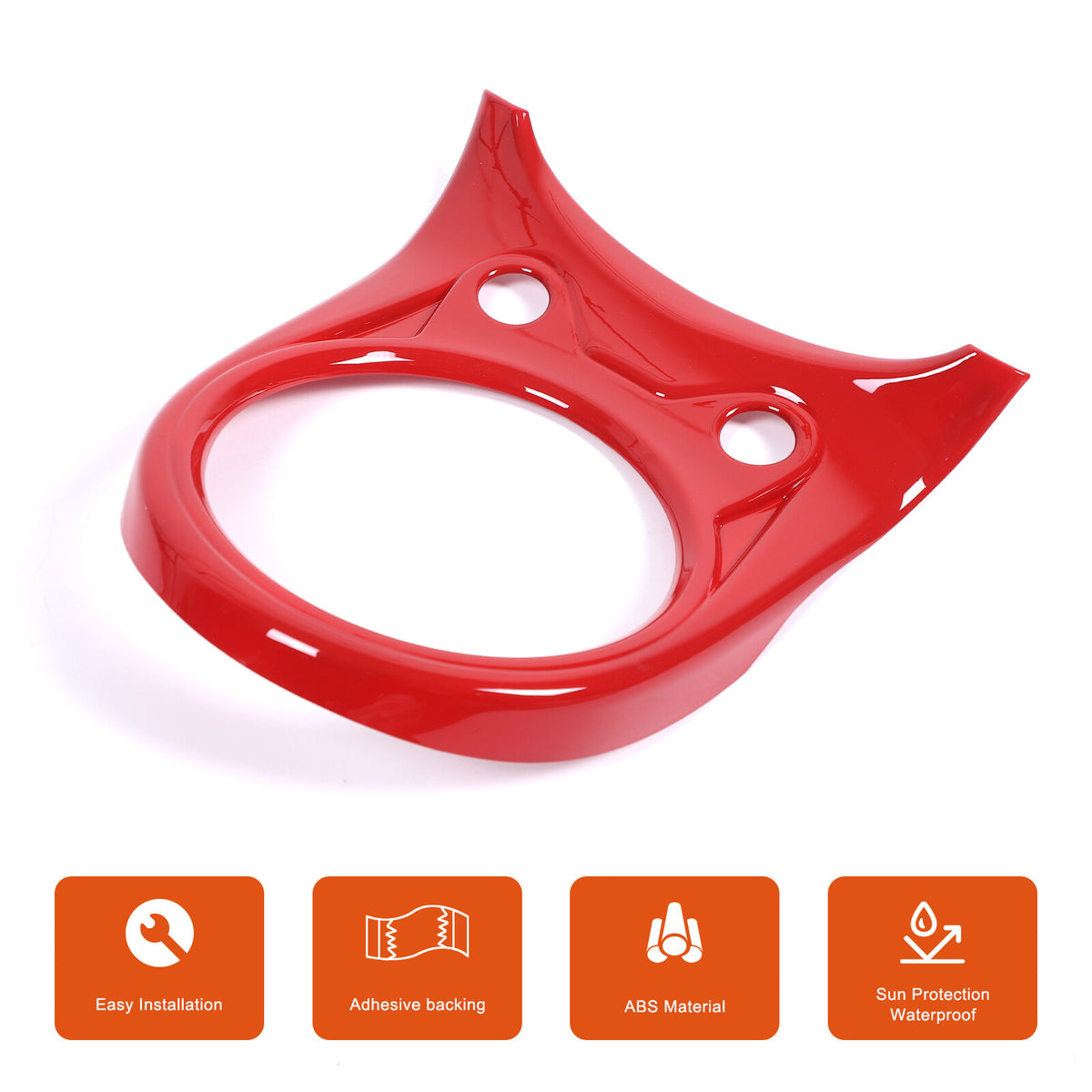 Sport Red ABS Center Console Gear Shift Frame Trim For Nissan 370Z MT 2009-2020 20