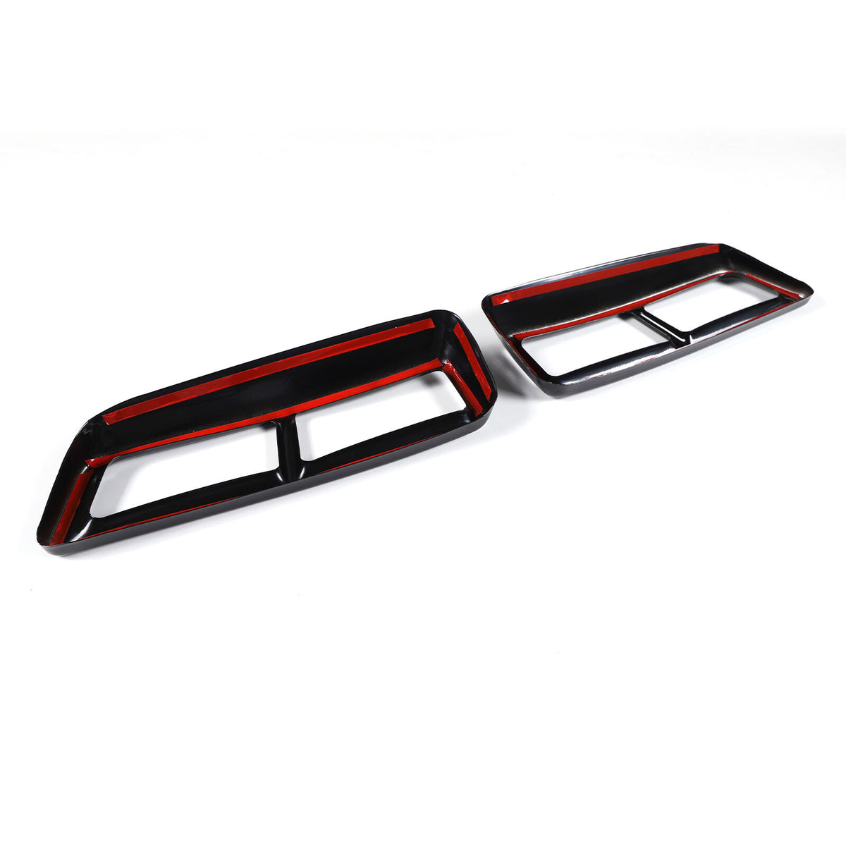Glossy Black Rear Muffler Tail Pipe Cover Trim For Cadillac Escalade 2021-2024 21