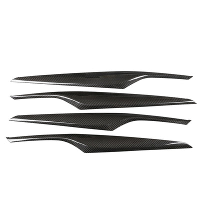 Real Carbon Fiber Door Interior Trim Panel Cover For BMW 5 Series G30 2018-2022 1