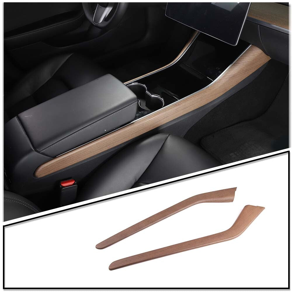 ABS Grain Inner Center control side trim For Tesla Model 3 2017-2020 US 7