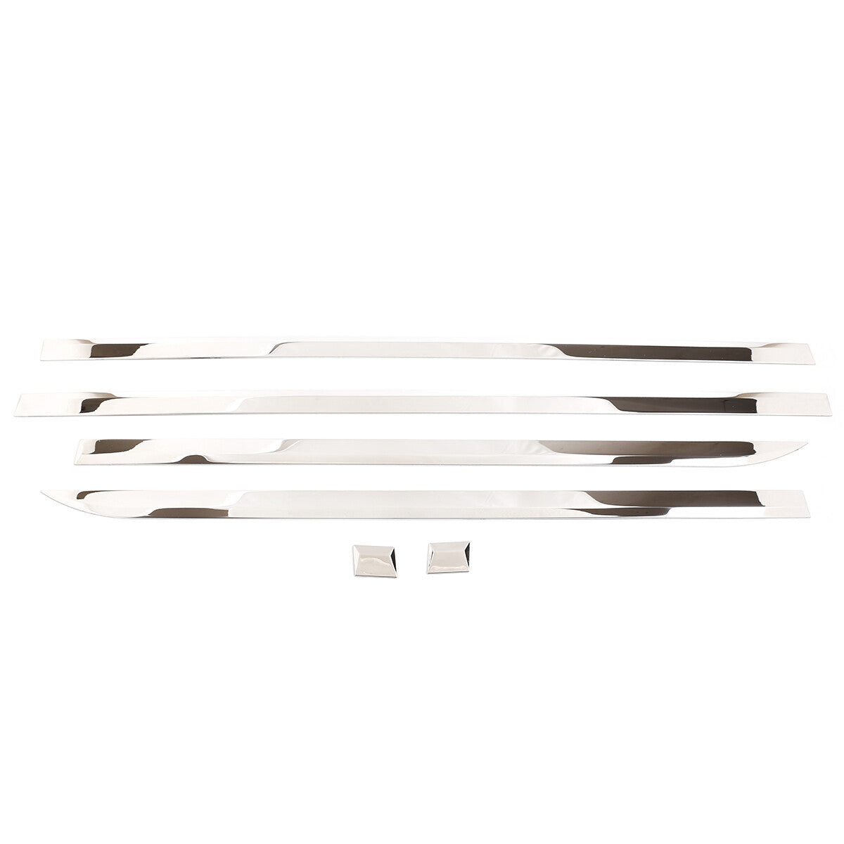 Chrome Side Body Door Protect Trim Stainless Steel for Toyota Tundra 2014-2021 5