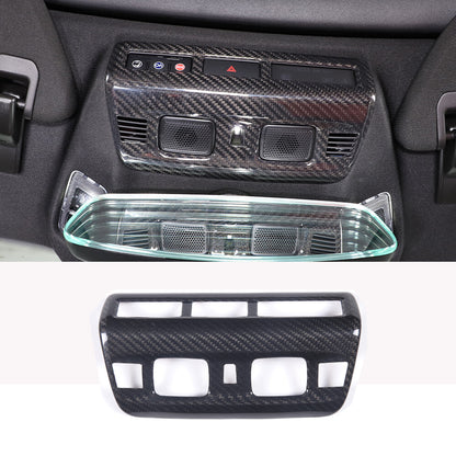 Real Dry Carbon fiber Roof Reading Light Panel Trim For Corvette C8 2020-26 2