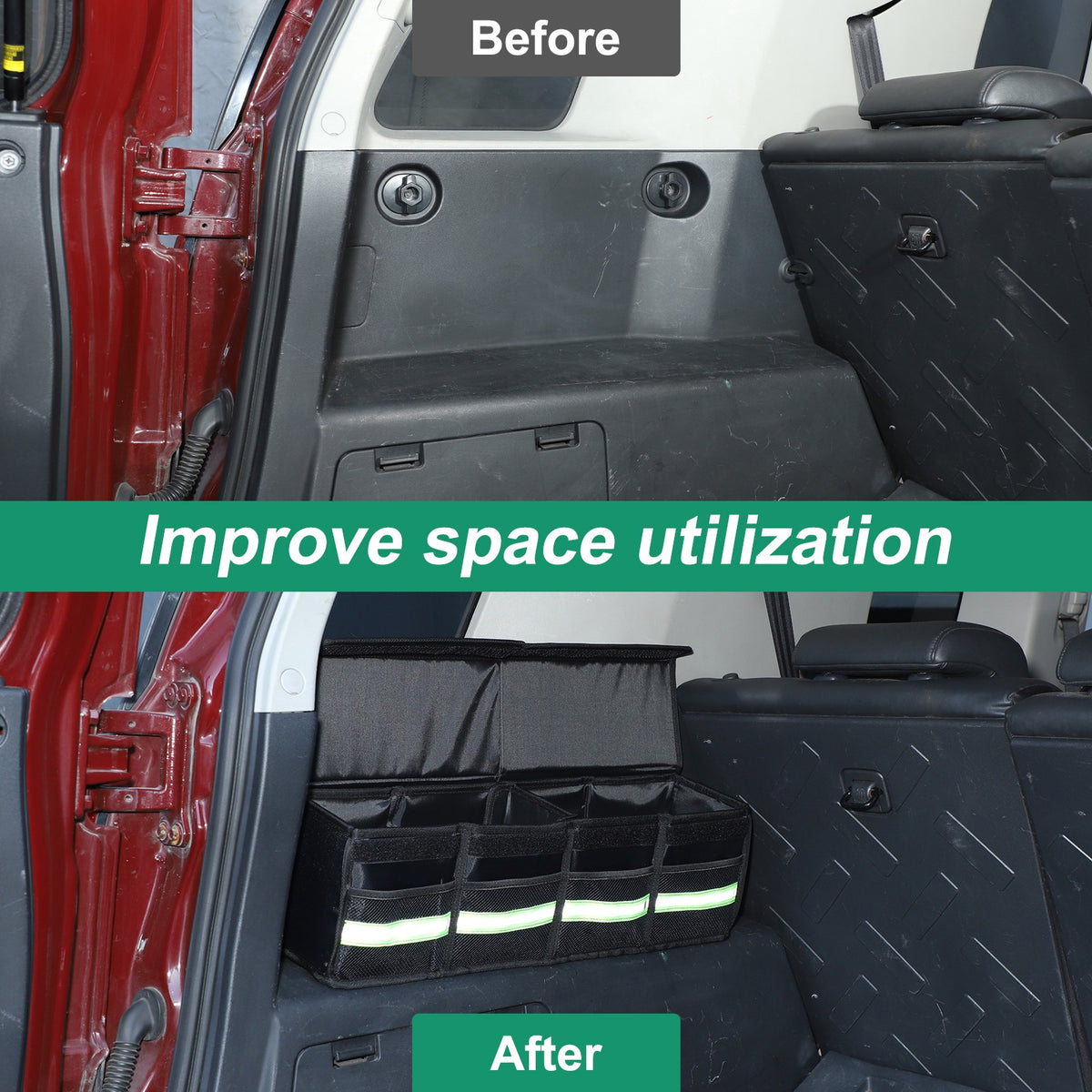 Trunk Cargo Left Side Storage Organizer Box For Toyota FJ Cruiser 2007-2021 6