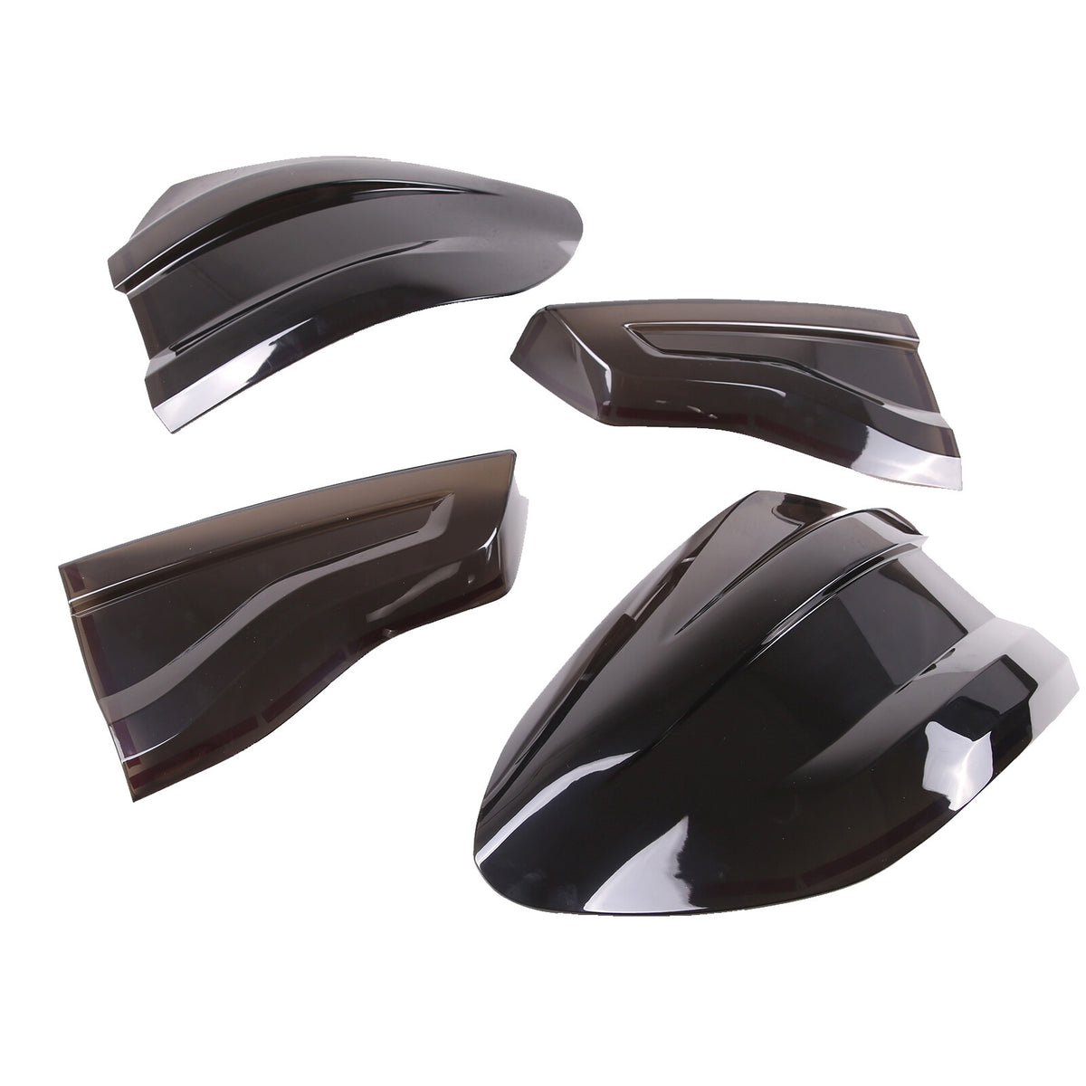 For BMW X3 G01 2018-2021 Smoke Black ABS Rear Tail Light Lamp Guards Cover Trim 11
