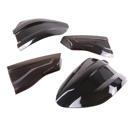 For BMW X3 G01 2018-2021 Smoke Black ABS Rear Tail Light Lamp Guards Cover Trim 11