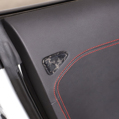Forged Carbon Fiber Door A/C Vent Panel Trim Cover Fit For Corvette C8 20-26 15
