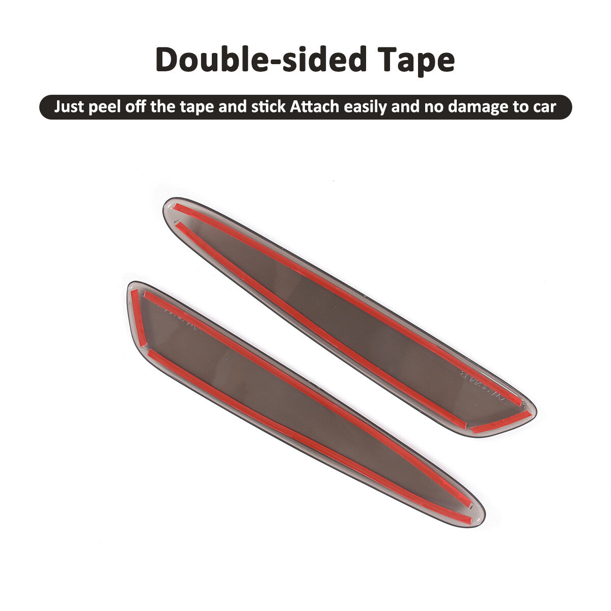 Smoked Black Front Headlight & Rear Tail Light Cover Trim For Corvette C6 05-13 31
