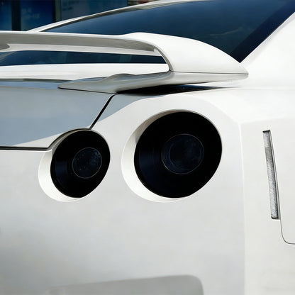 Smoked Tail Light Covers Rear Light Guards Exterior For Nissan GTR R35 08-16 12