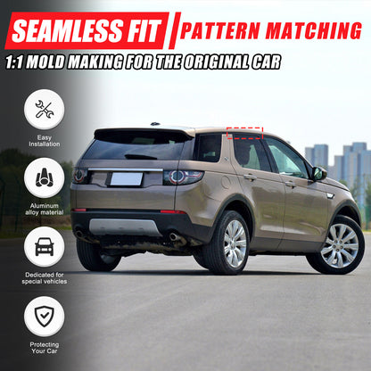 Rear Door Window Louver Air Vent Panel Trim Cover For LR Discovery Sport 2015-25 3