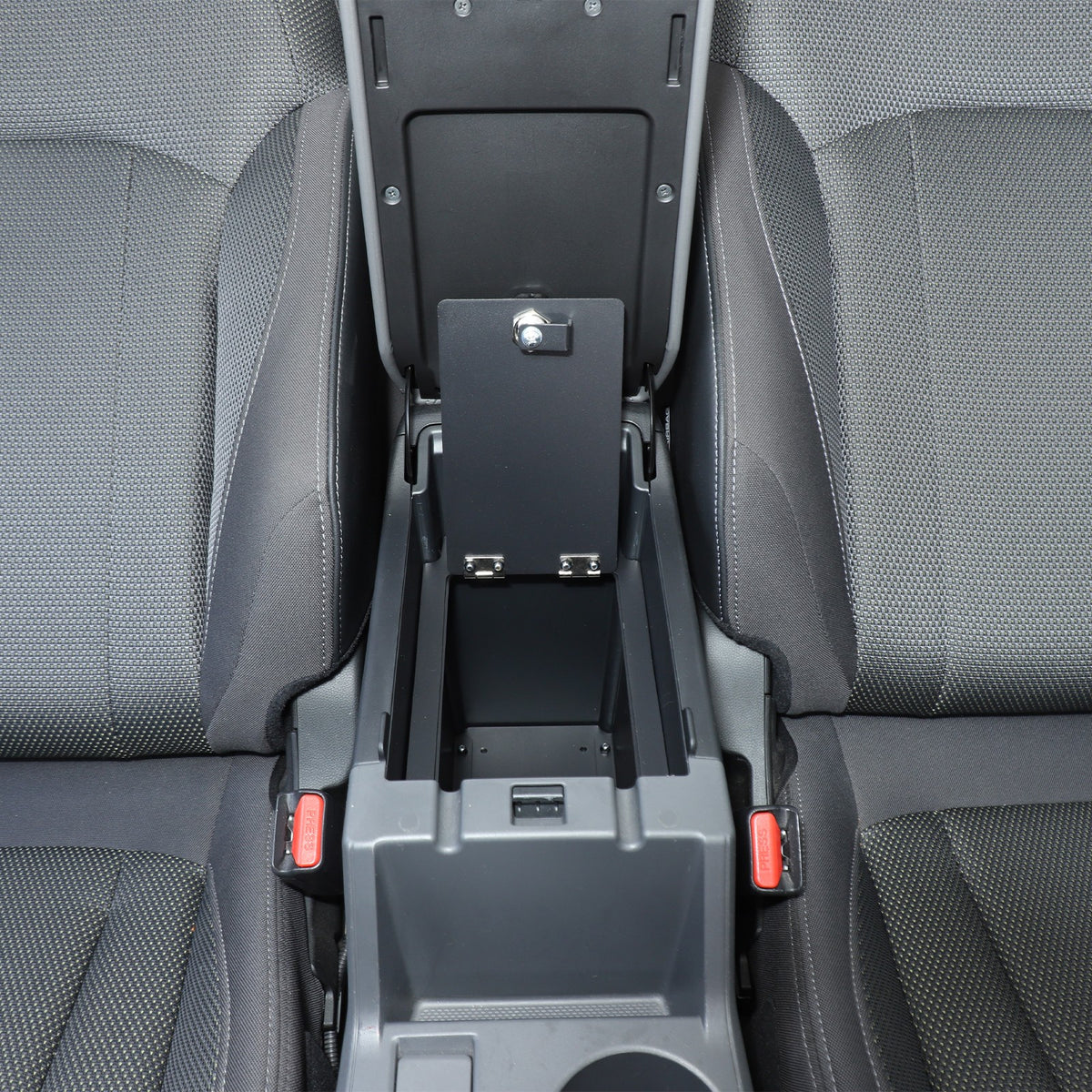 Alloy Center Console Safe Storage Lock Box Tray For Subaru Crosstrek GU 24+ US 14