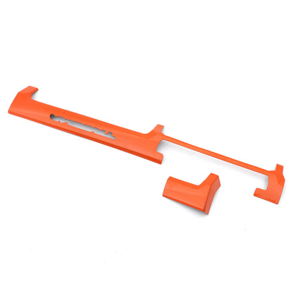 Orange ABS Center Console Strip Trim Cover For Toyota Tacoma 2024+ US 14