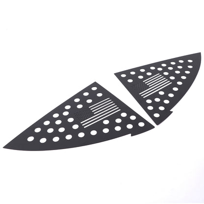 Honeycomb Exterior Rear Quarter Door Window Pillar Trim For Tesla Model Y 7