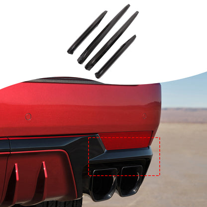 ABS Carbon Fiber Rear Bumper Corner Trim Cover For Cadillac Escalade 2021+ 17